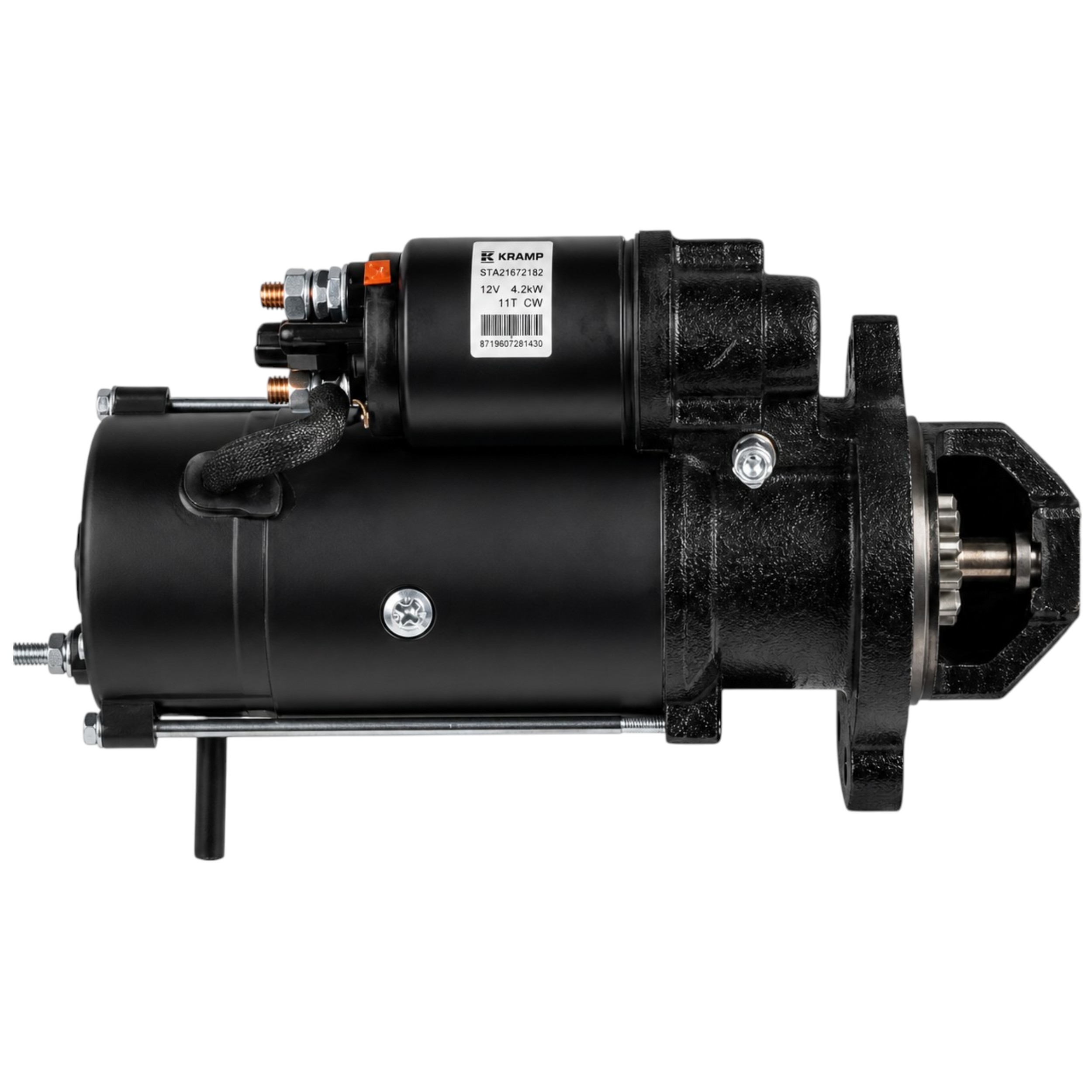 Rozrusznik 12V 4,2 kW 11 zębów CW z reduktorem Kramp STA21672182 do JCB 2CX 3CX 4CX