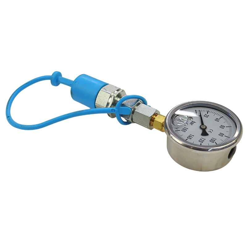 Manometr z wtyczką euro 31363