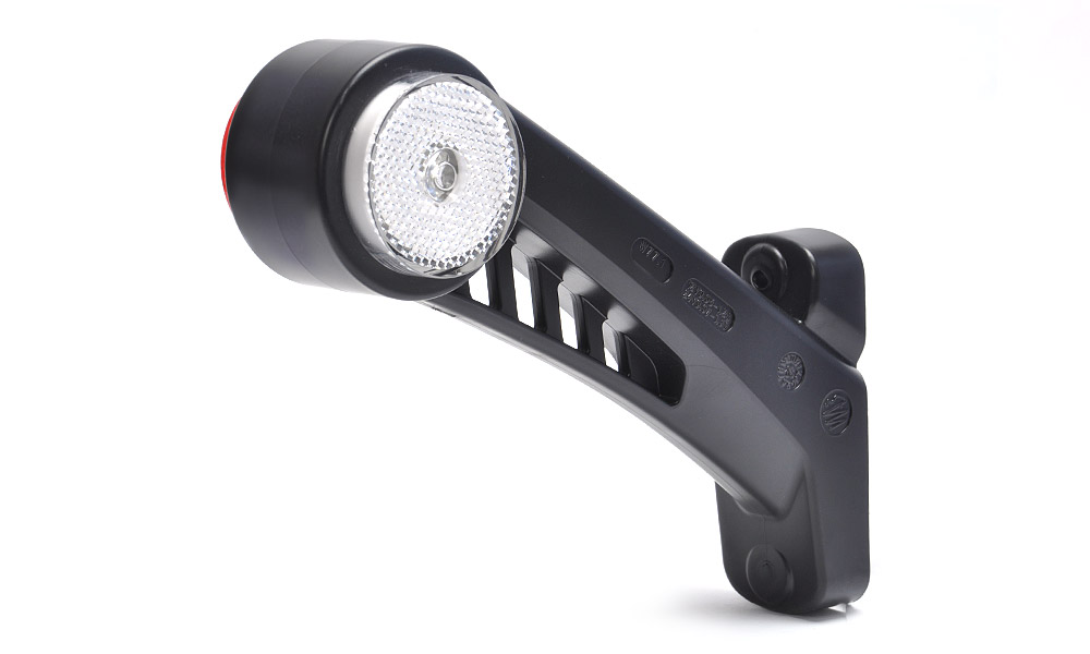 Lampa zespolona obrysowa przednia tylna W77 LED 12/24V prawa wodoodporna z przewodem 32038