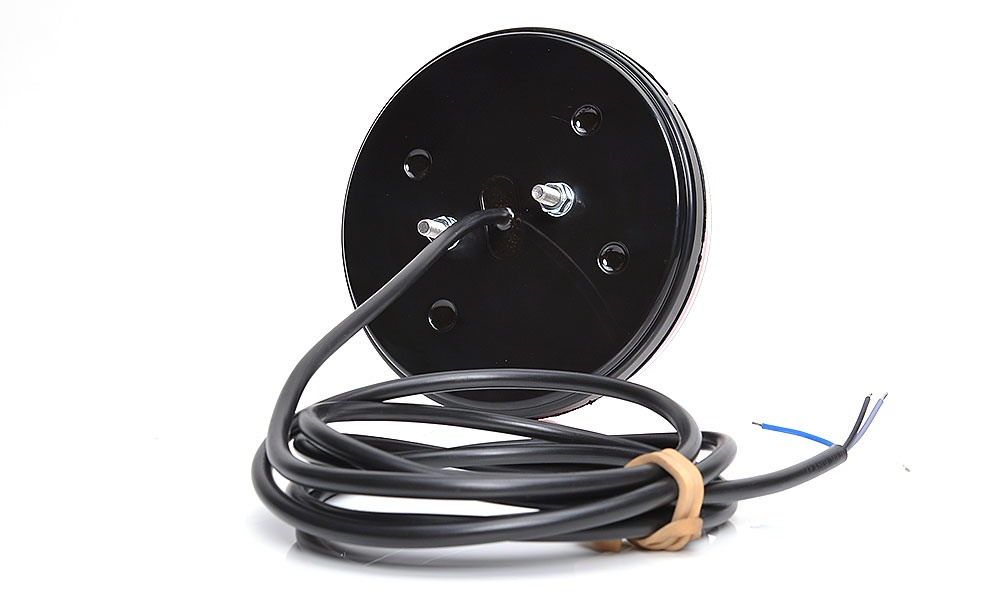 Lampa zespolona tylna okrągła W154 12V/24V wodoodporna IP68 LED neon z przewodem 35539