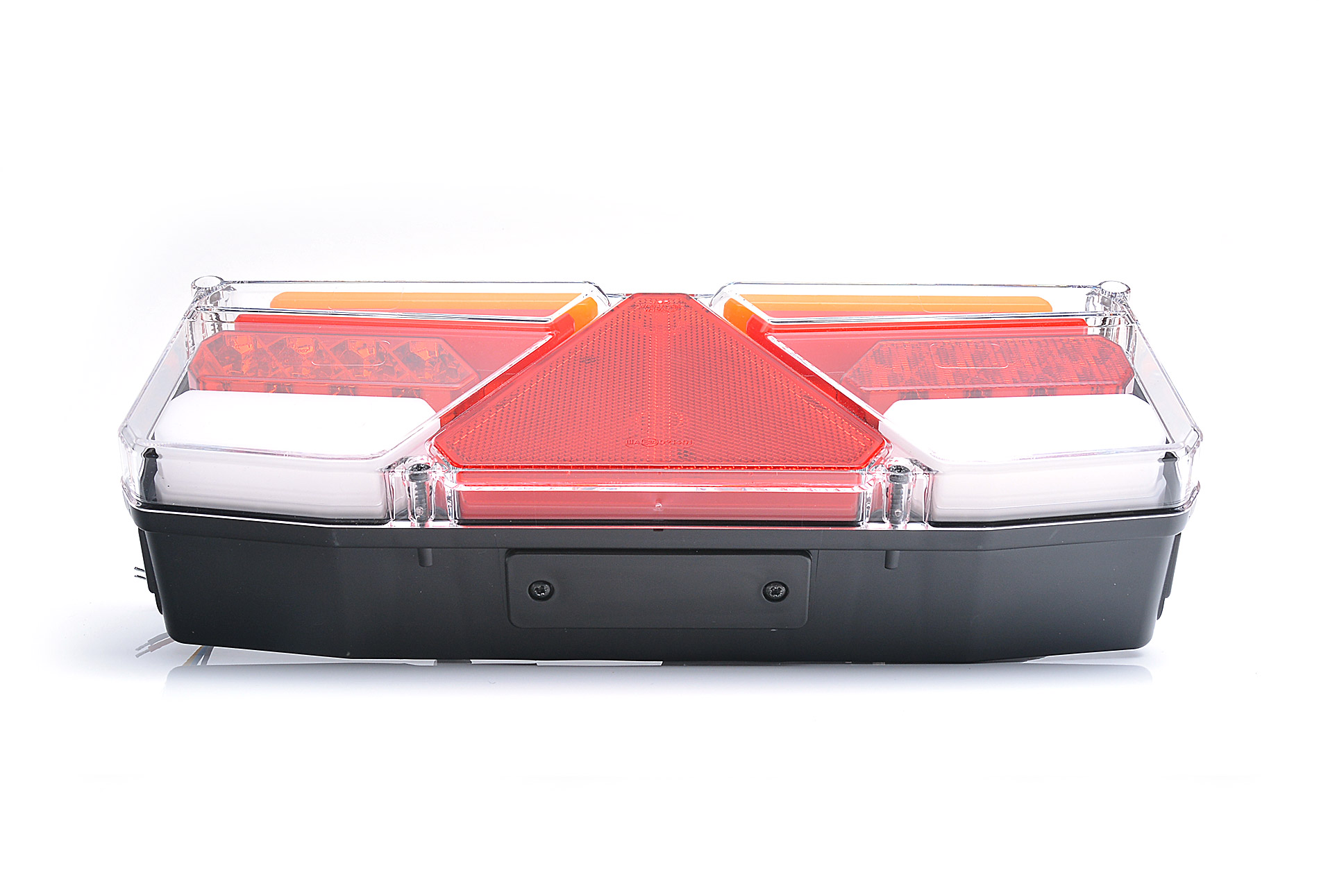 Lampa zespolona tylna naczepy TIR W170DDL 12-24V dynamiczny kierunek wodoodporna IP56 LED z przewodem lewa 35548