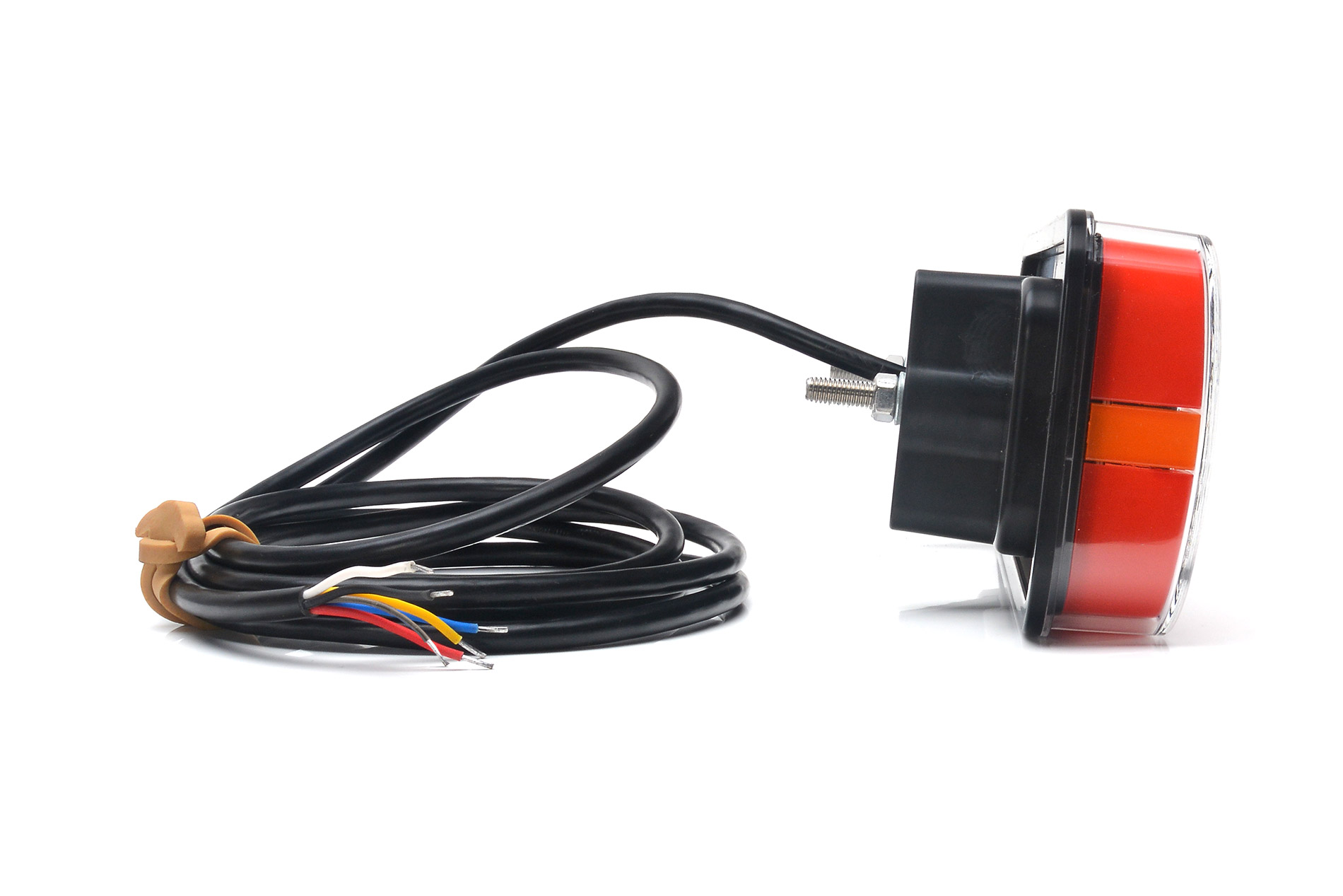 Lampa zespolona tylna W187DD LED 12V/24V wodoodporna IP68 LED kierunek pływający neon prawa z przewodem 35567