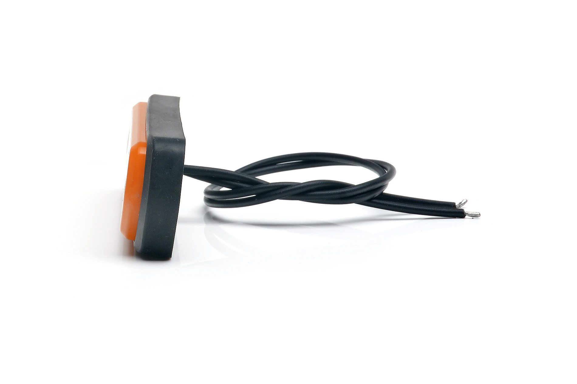 Lampa obrysowa pozycyjna boczna W189N LED 12V/24V wodoodporna IP66/68 neon pomarańczowa 35570
