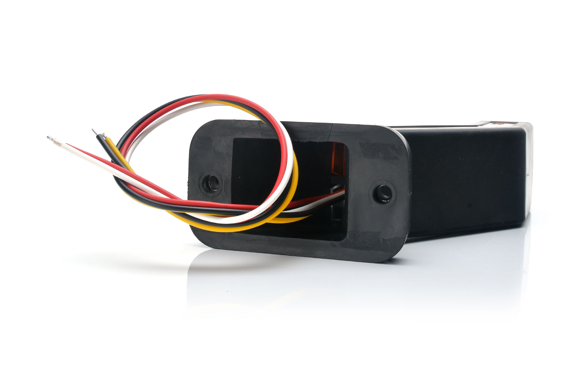 Lampa zespolona obrysowa kątowa trójstronna W168.8DD LED 12V/24V wodoodporna IP66/68 światło stop neon lewa 35573