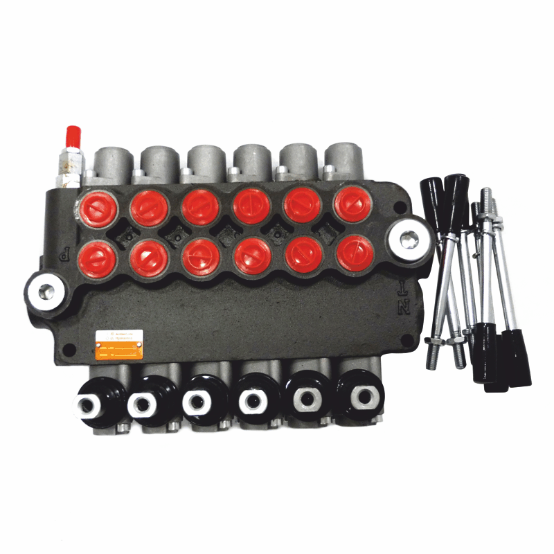 Rozdzielacz hydrauliczny sześciosekcyjny 80L/min 35605