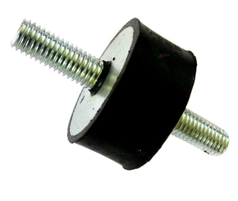 Odbój gumowo-metalowy 40x20 dwie śruby M10 36507