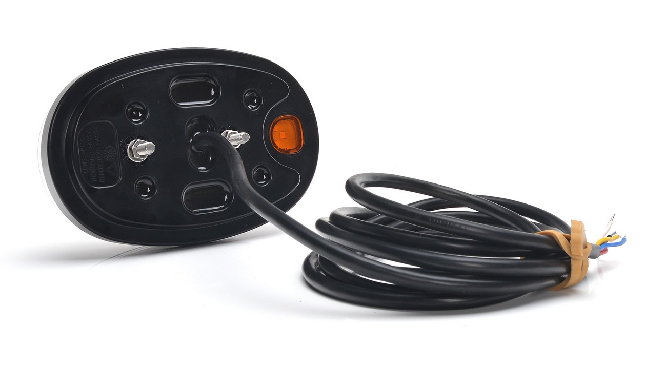 Lampa zespolona przednia elipsa W206 uniwersalna prawa-lewa LED 12V/24V wodoodporna IP66/68 neon 36554