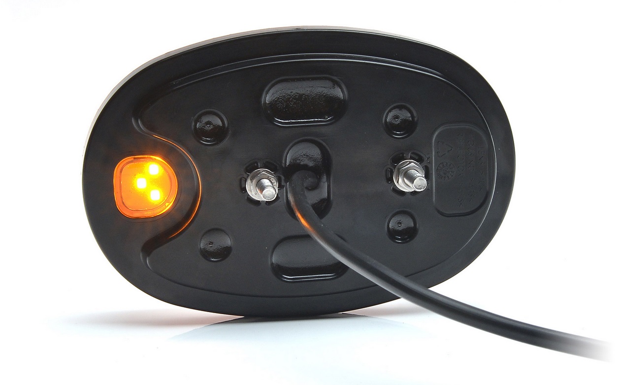 Lampa zespolona przednia elipsa W206 uniwersalna prawa-lewa LED 12V/24V wodoodporna IP66/68 neon 36554