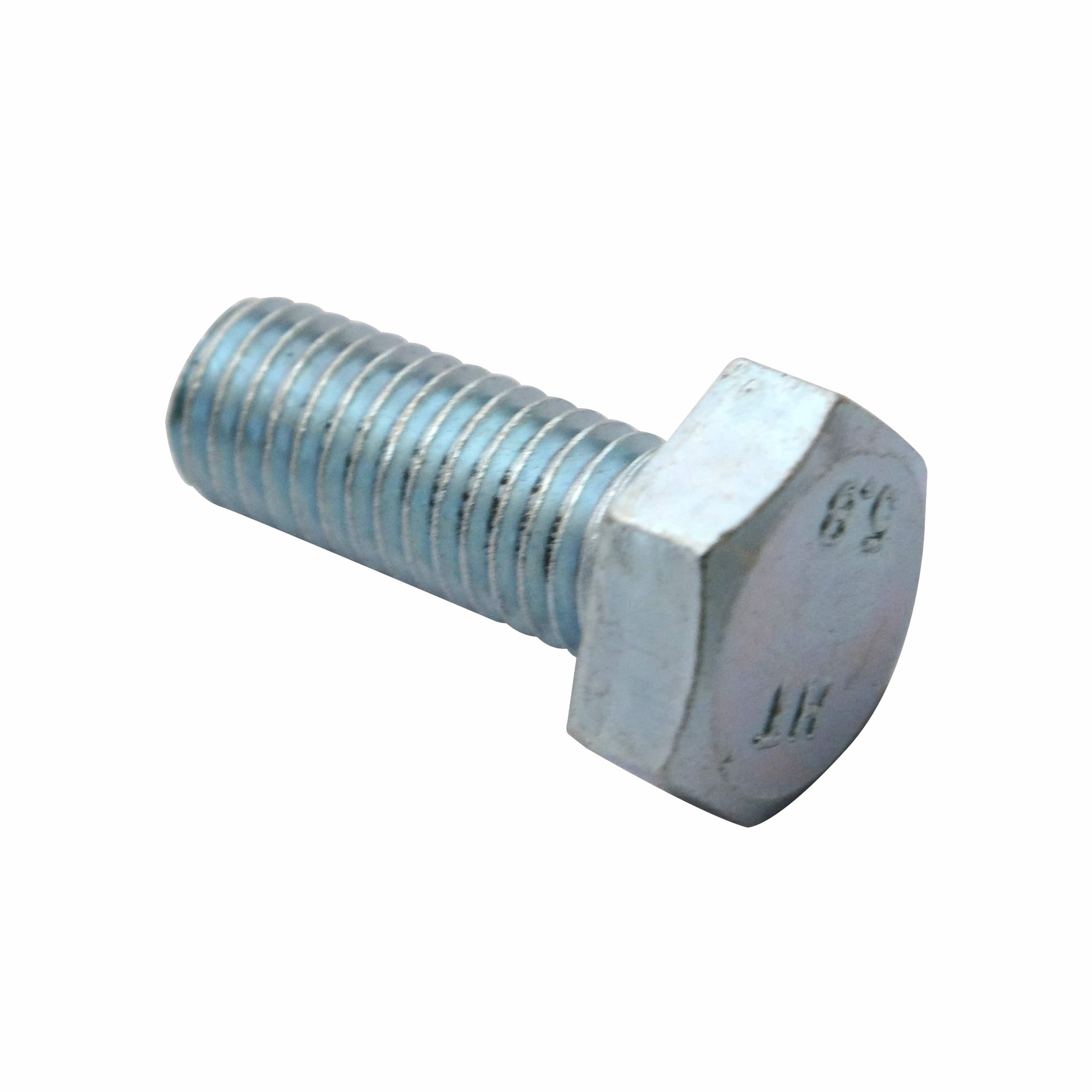 Śruba z łbem 6-kątnym pełny gwint M10x25 kl.8.8 DIN933 ocynk biały 37119