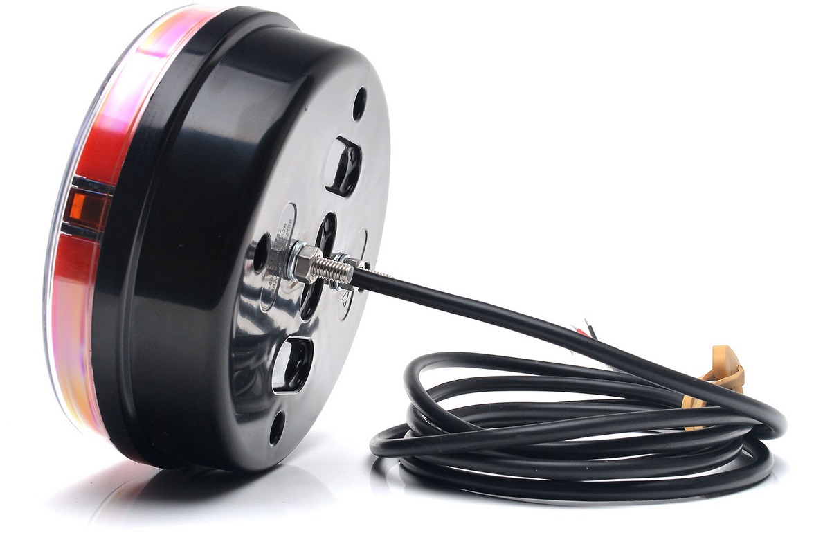 Lampa zespolona tylna projekcyjna W210DD LED 12V/24V wodoodporna IP66/68 prawa neon kierunek pływający 37265