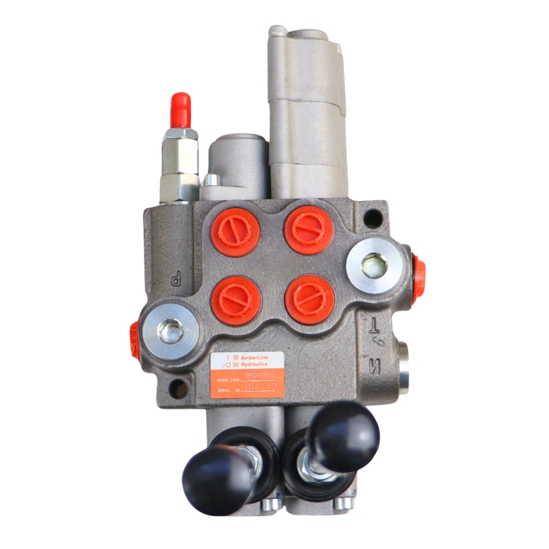 Rozdzielacz hydrauliczny dwusekcyjny 40L/min z jedną sekcją pływającą 02P40A1K16GKZ1-21 37271