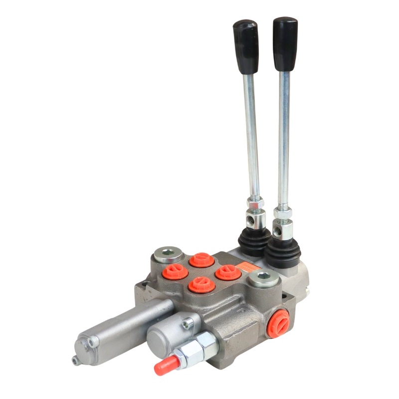 Rozdzielacz hydrauliczny dwusekcyjny 40L/min z jedną sekcją pływającą 02P40A1K16GKZ1-21 37271
