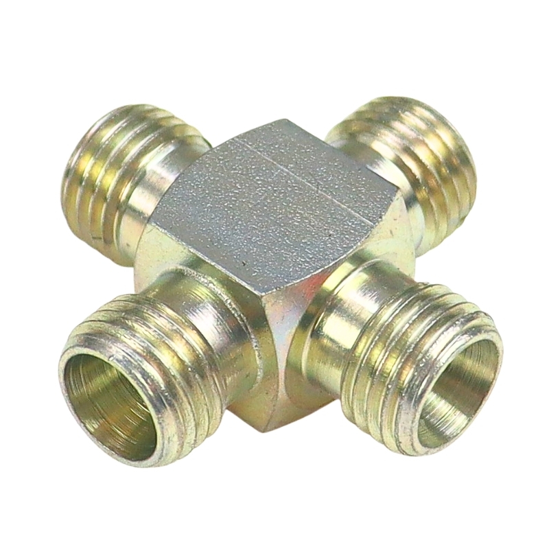 Złącze hydrauliczne czwórnikowe M14x1,5 8L 37934