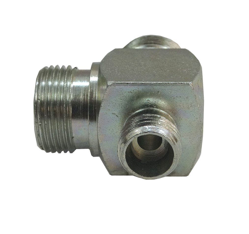 Złącze hydrauliczne trójnik M22x1,5 - M22x1,5 - M14x1,5 15L/15L/8L 38155