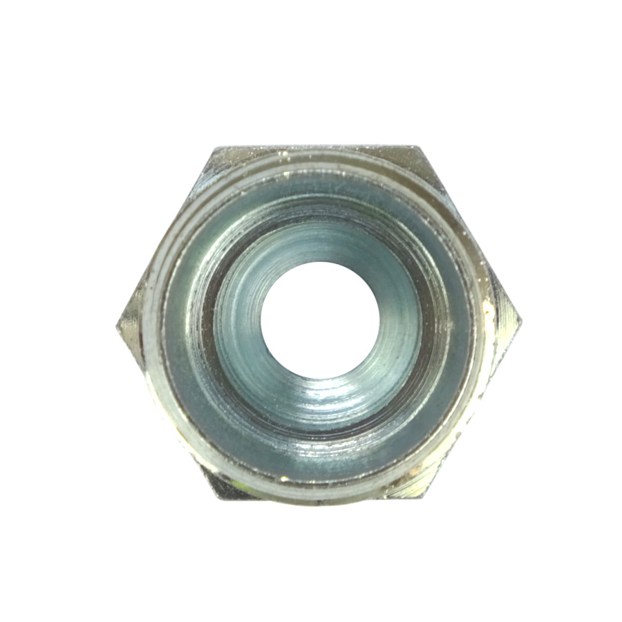 Złącze hydrauliczne proste AB M16x1,5 - M22x1,5 10L/15L stożek starego typu bez oringu 38187