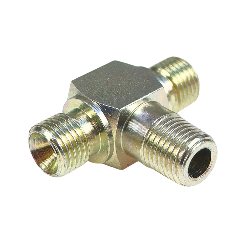 Złącze hydrauliczne trójnik 1/4" BSP/BSPT/BSP 38333