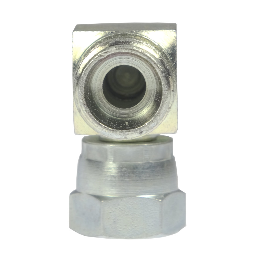 Złącze hydrauliczne kolanko 90 AB M12x1,5 - M16x1,5 10L/6L 38423