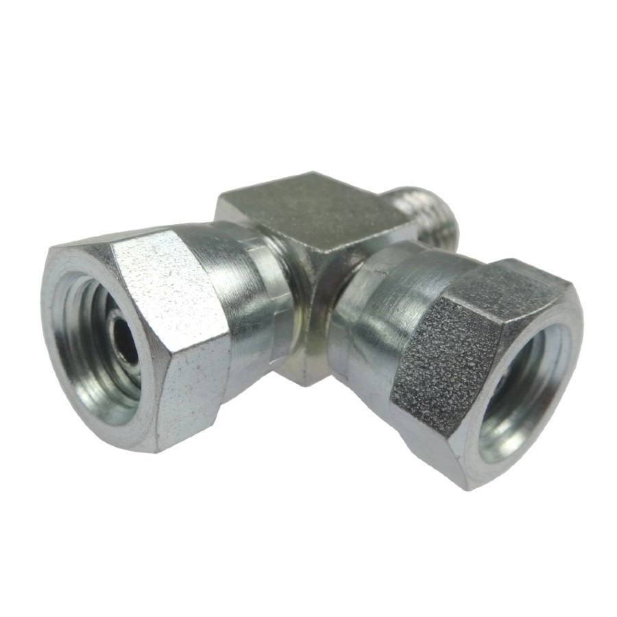 Złącze hydrauliczne trójnik AAB M12X1,5 6L 38479