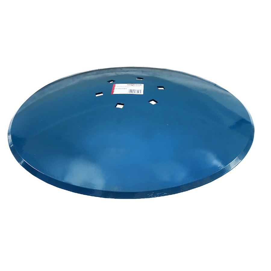 Talerz gładki FI 460 mm, grubość 4 mm, mocowanie piasta AP21, 6 otworów, rozstaw śrub mocujących 120 mm, stal borowa MORGA 40660
