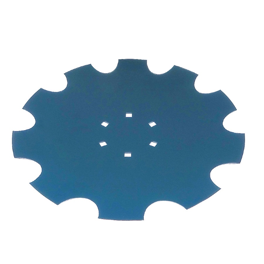 Talerz uzębiony FI 460mm grubość 4mm brony talerzowej mocowanie piasta AP21 6 otworów rozstaw śrub mocujących 120mm stal borowa MORGA 40663