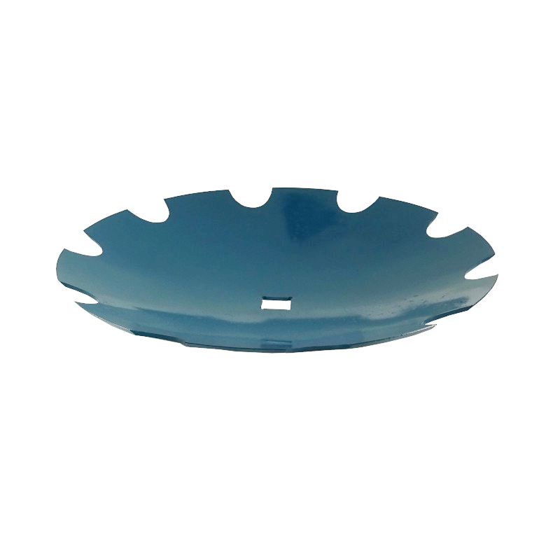 Talerz uzębiony FI 660mm, grubość 6mm, mocowanie na osi otwór 42x42 stal borowa MORGA 40672
