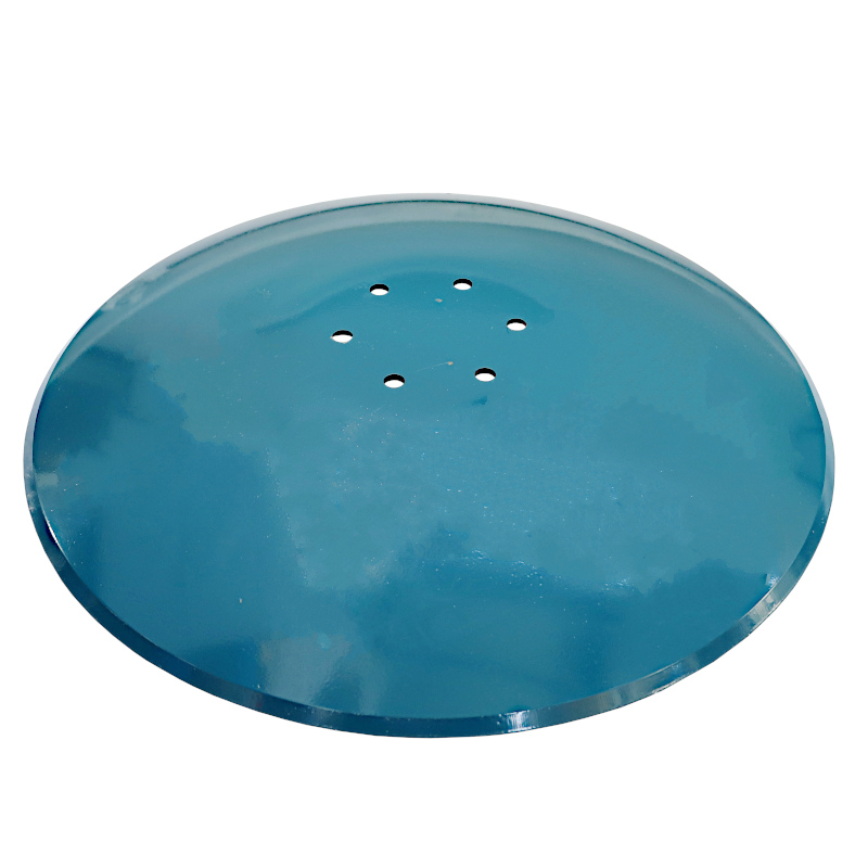 Talerz gładki FI 560mm grubość 5mm brony talerzowej mocowanie piasta 6 otworów rozstaw śrub mocujących 115mm stal borowa MORGA 40673