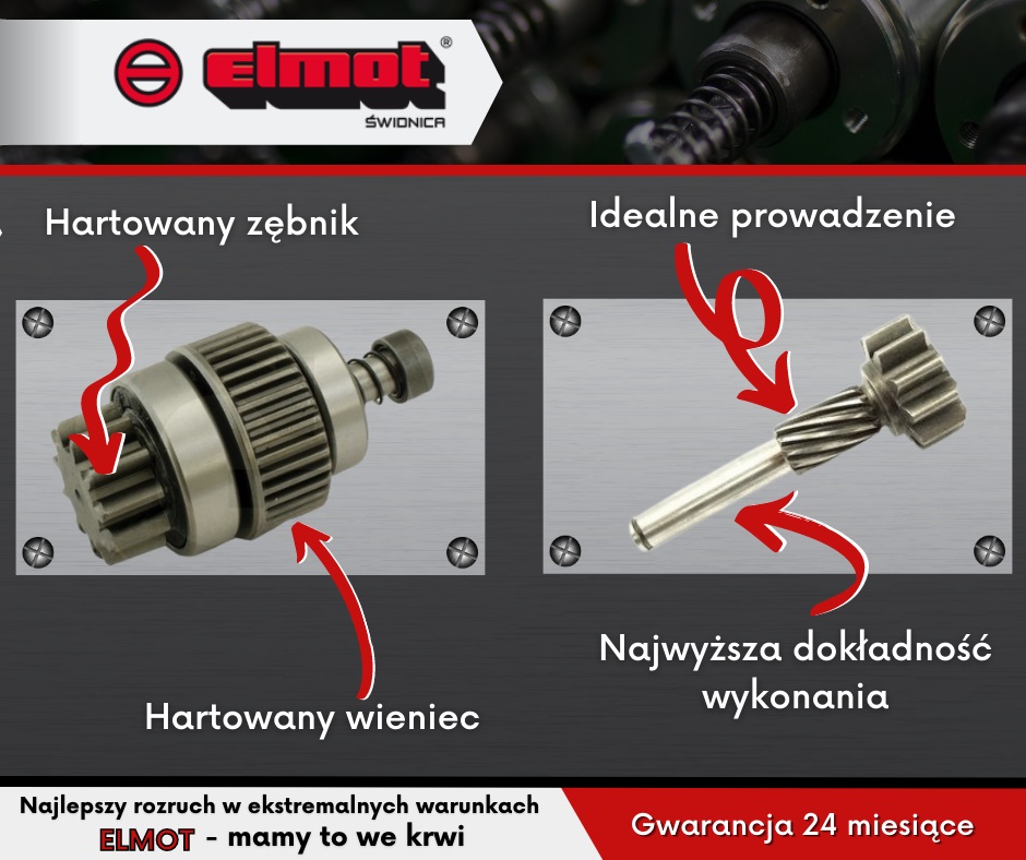 Zespół sprzęgający rozrusznika Magneton 9142880 9142602 Elmot do SAME LAMBORGHINI 41629