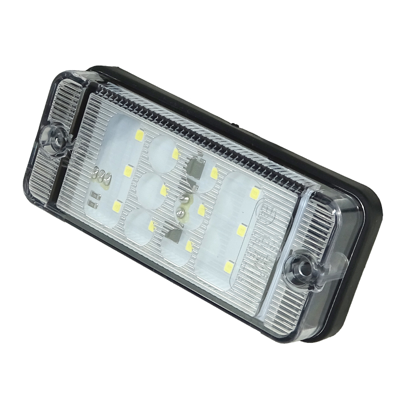 Lampa oświetlenia wnętrza LW13 LED 12V/24V wodoodporna IP66/68 biała 42157