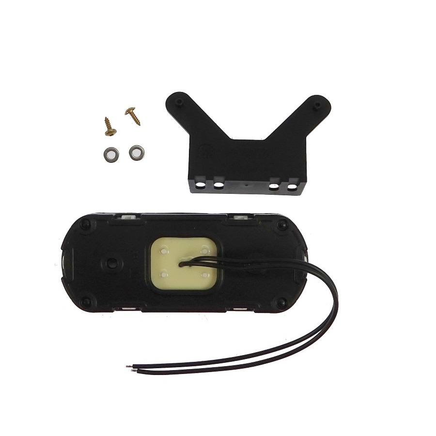 Lampa zespolona obrysowa pozycyjna i kierunku jazdy W240 12V/24V LED z funkcją rzucania światła na podłoże obrys pojazdu wodoodporna przednia biała 42160