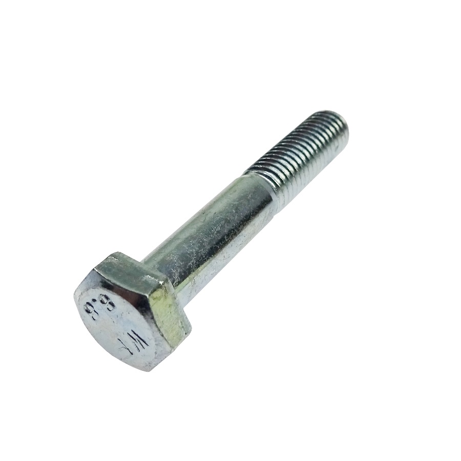 Śruba z łbem 6-kątnym niepełny gwint M8x50 kl.8.8 DIN931 ocynk biały 42356