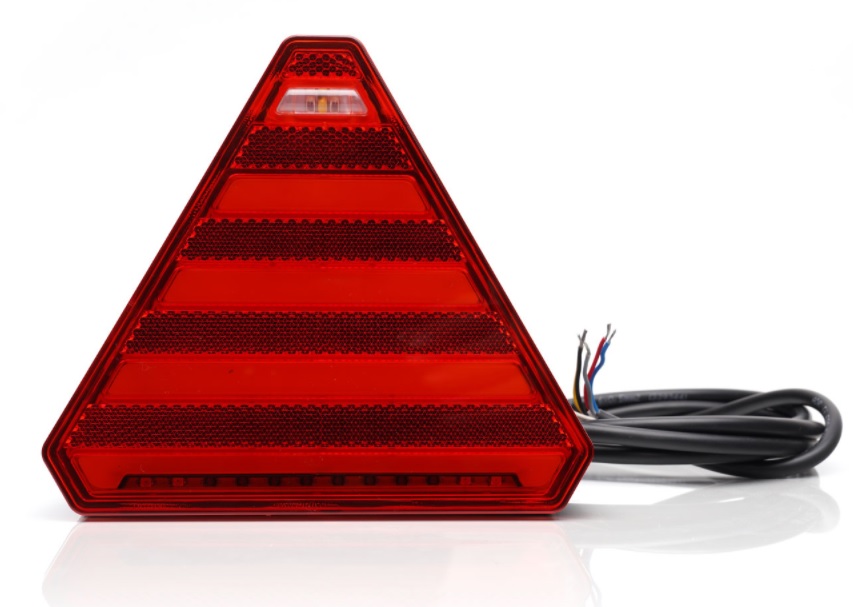 Lampa zespolona tylna 7-funkcyjna lewa W245 12V/24V LED wodoodporna z oświetleniem tablicy rejestracyjnej z przewodem neon 42398