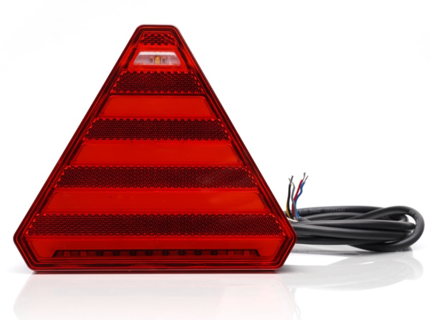 Lampa zespolona tylna 7-funkcyjna prawa W245 12V/24V LED wodoodporna z oświetleniem tablicy rejestracyjnej z przewodem neon 42399