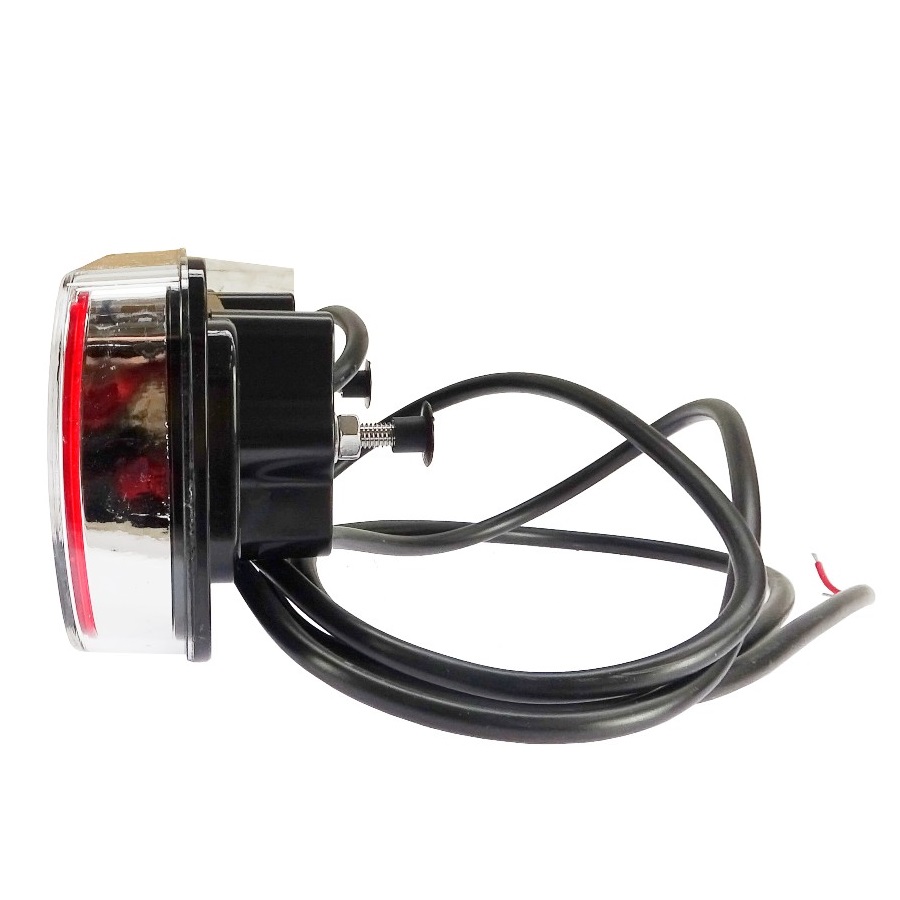 Lampa tylna zespolona diodowa W66LP 5-funcyjna bez oświetlenia tablicy rejestracyjnej LED 12/24V prawa - lewa wodoodporna kolor z przewodem 42517