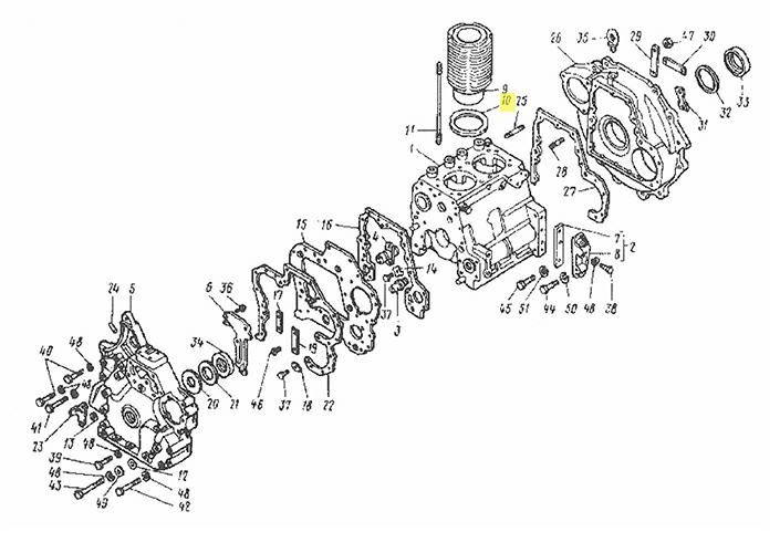 USZCZELKA CYLINDRA T-25   38150
