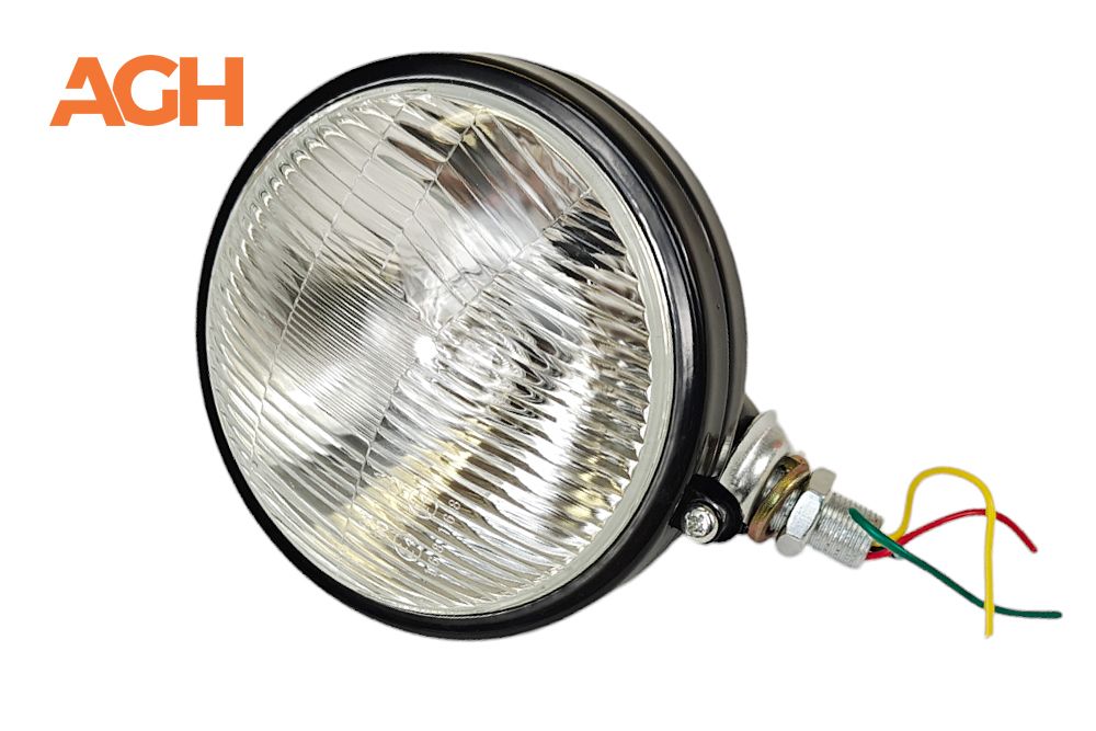 LAMPA PRZEDNIA REFLEKTOR Z POZYCJĄ POSTOJÓWKĄ METALOWY LEWY LEWA DO URSUS C-330 C-360 + ŻARÓWKA AGH  46657210 PREMIUM