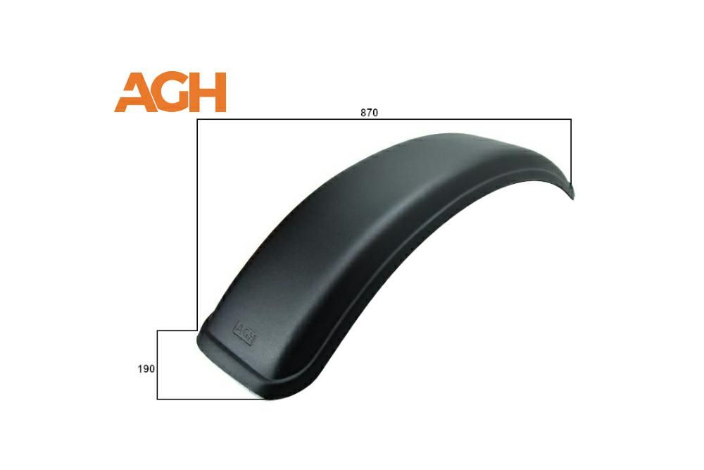 Błotnik przedni plastikowy 190x870 6,00x16 AGH190X870