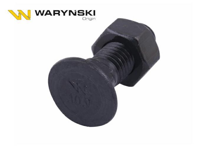 Śruba płużna D608 M12x40 10.9 WARY W-608101240