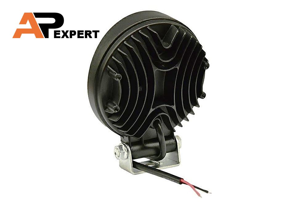 HALOGEN OKRĄGŁY LED NIEBIESKI BLUE LAMPA ROBOCZA 27W FLOOD/ ŚWIATŁO ROZPROSZONE