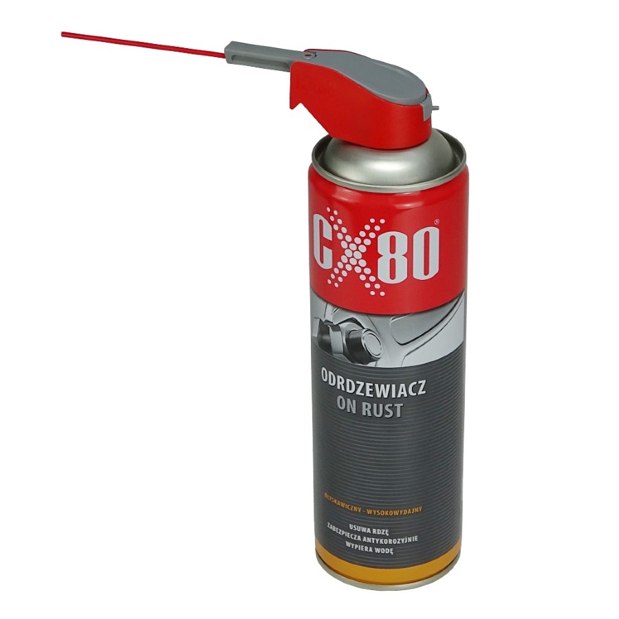 Błyskawiczny, wysokowydajny odrdzewiacz ON Rust 500ml z aplikatorem CX-80 10929