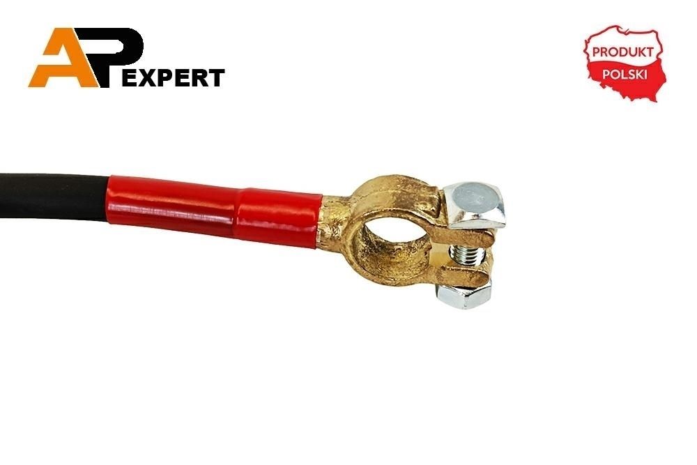 Przewód elektryczny plusowy 150cm klema/oczko M10 25mm2 KLEMA/OCZKO M10 150C