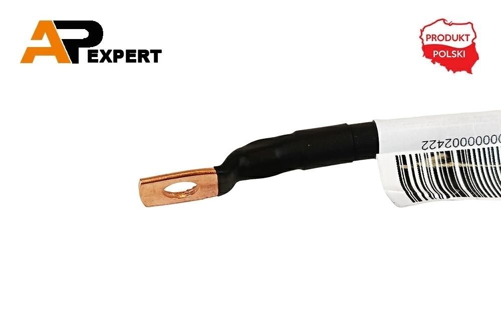 Przewód elektryczny plusowy 80cm klema/oczko M10 25mm2 KLEMA/OCZKO M10 80CM