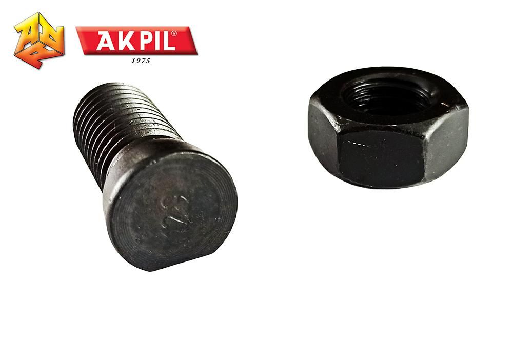 Śruba M14x34 z nakrętką ściętą KM Scandinavia AKPIL M14X34AKPIL10412
