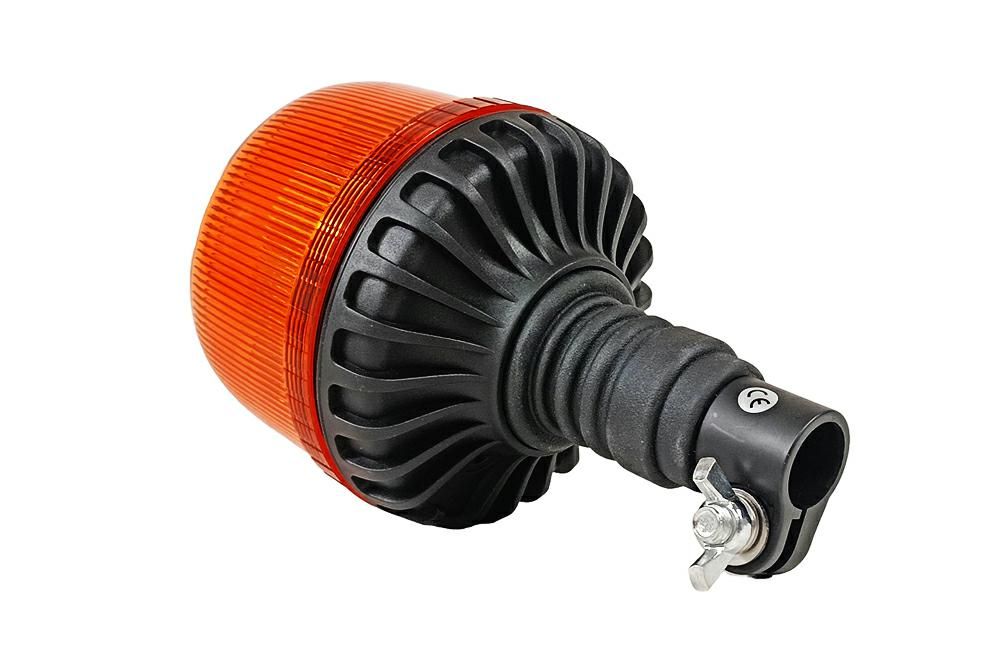 KOGUT LED LAMPA OSTRZEGAWCZA BŁYSKOWA 12-24V UCHWYT MIĘKKI