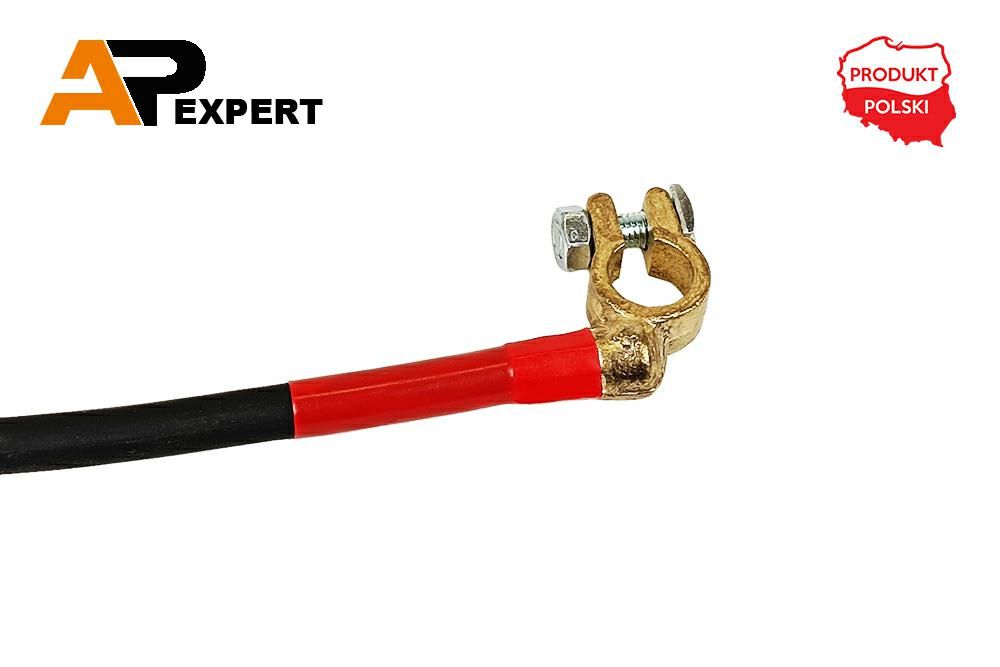 Przewód rozrusznika 1340 mm C-360 klema mosiężna oczko miedziane 1x35 46457081-1X35-AP