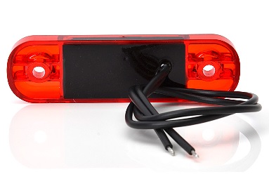 Lampa pozycyjna tylna W97.1 LED 12/24V czerwona uniwersalna wodoodporna z przewodem 24214
