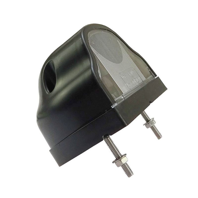 Lampa oświetlenia tablicy rejestracyjnej mała rozstaw śrub 70mm W71 12/24V żarówka z przewodem 45181