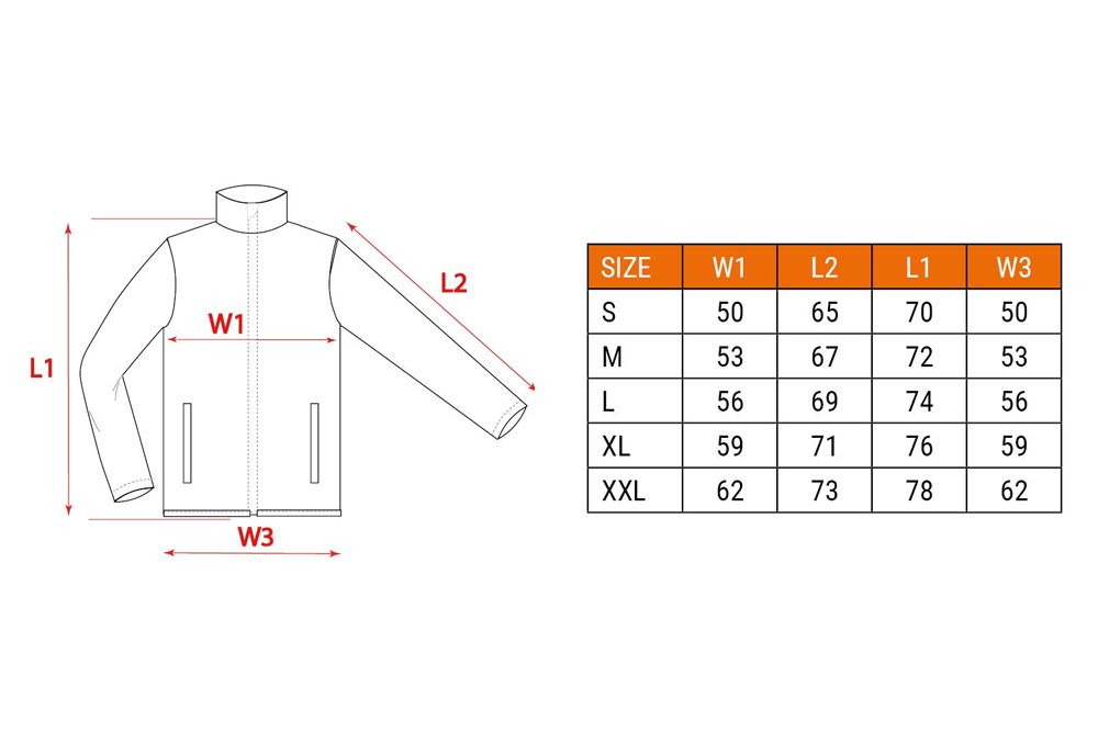 Bluza polarowa wzmacniana CAMO rozmiar M 81-505-M
