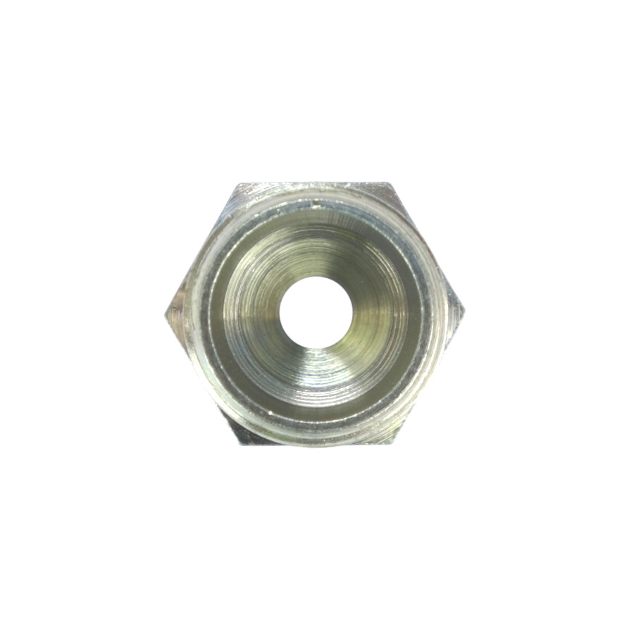 Złącze hydrauliczne proste AB M16x1,5 - M22x1,5 10L/15L stożek starego typu bez oringu 38188