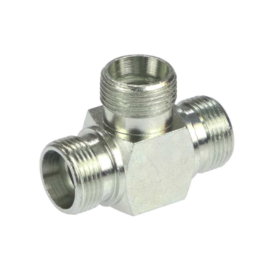 Złącze hydrauliczne trójnik M22x1,5 15L 38511