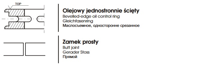 Pierścień olejowy do ciągnika C-330 102x4,5x4,5 4449